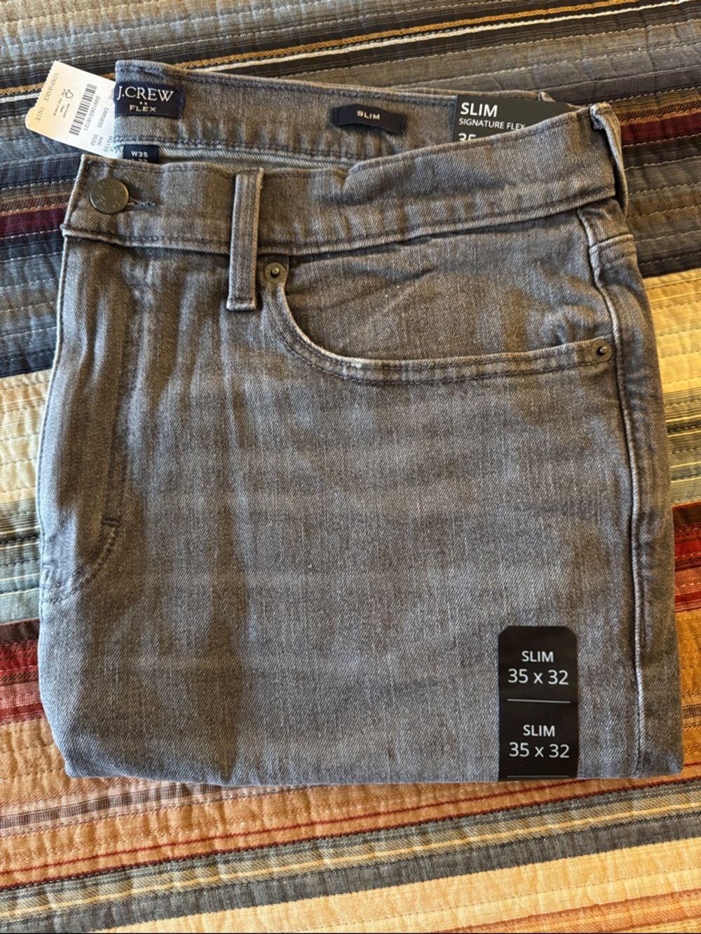J. Crew Slim Gray Denim Jeans